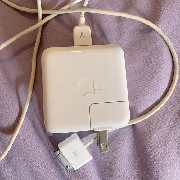 Apple iPod original Adapter Power Supply FireWire Cable cord charger box - Picture 2 of 2